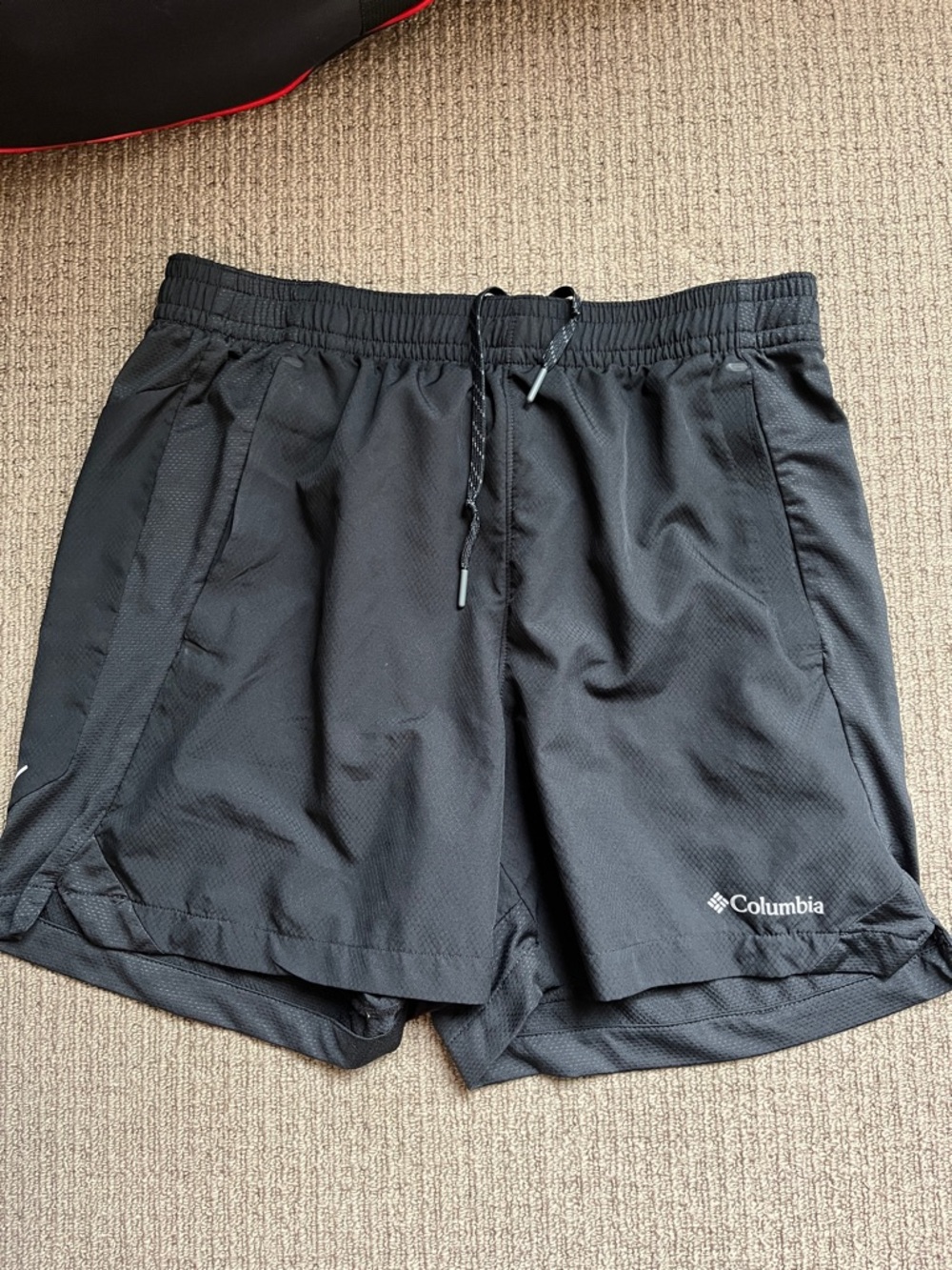 Columbia Men's Black Athletic Drawstring Shorts